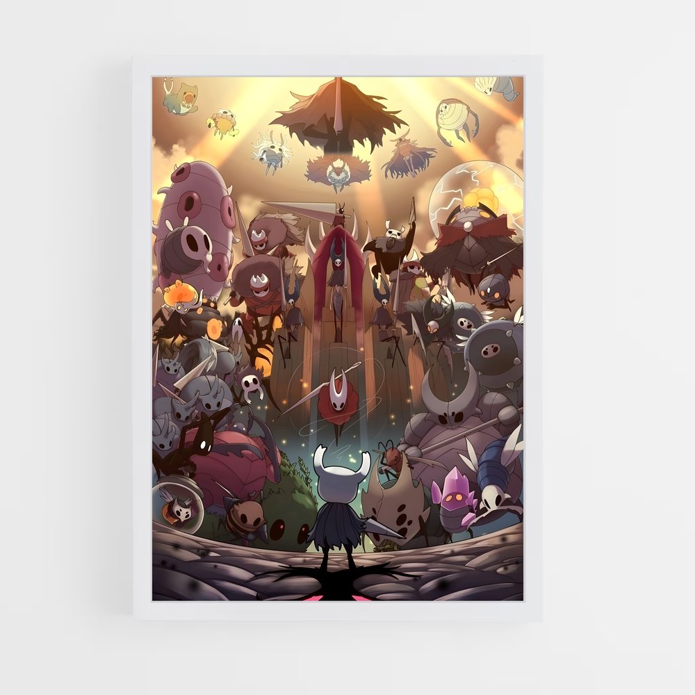 Poster Pokémon Circle – affiche Hollow Knight (vue 3)